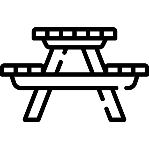 Logo of a minimalist design featuring a sun and waves.