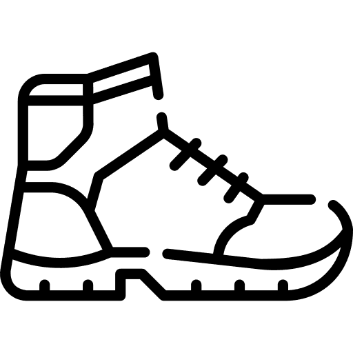 An abstract black silhouette of a cat.