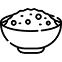 A simple cartoon-style illustration of a mug with steam rising from it.