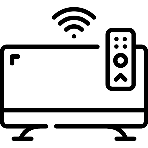 A simple line drawing of a light bulb.