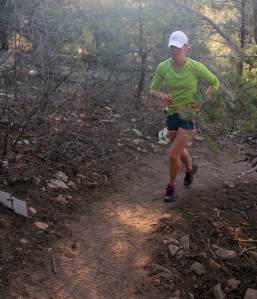 Trail relay runner