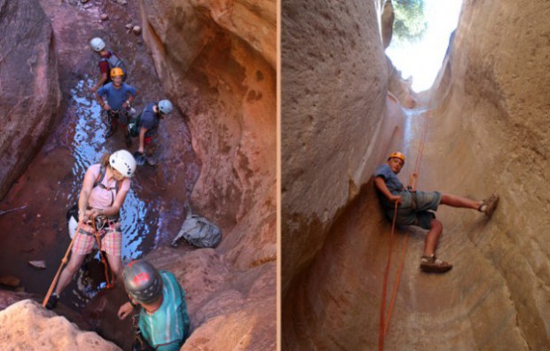 Canyoneering - Rappelling