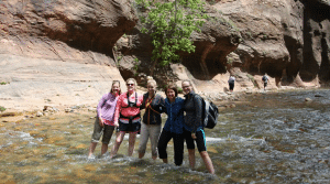 Women's Adventure Retreat The Narrows Zion National Park