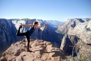 Yoga at Observation Point for Heart Health in Zion