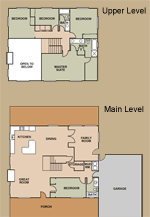 a detailed picture of the floor plan of a rental home