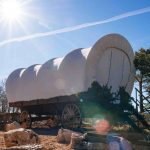 conestoga wagon Let's Get Glamping