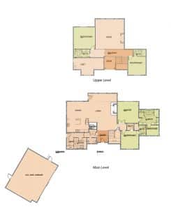 The floor plan of Deer haven unit 71A