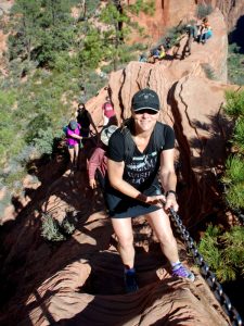Group of women on the Angels Landing hike.