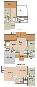 a floor plan of the gathering place at Zion Ponderosa Ranch