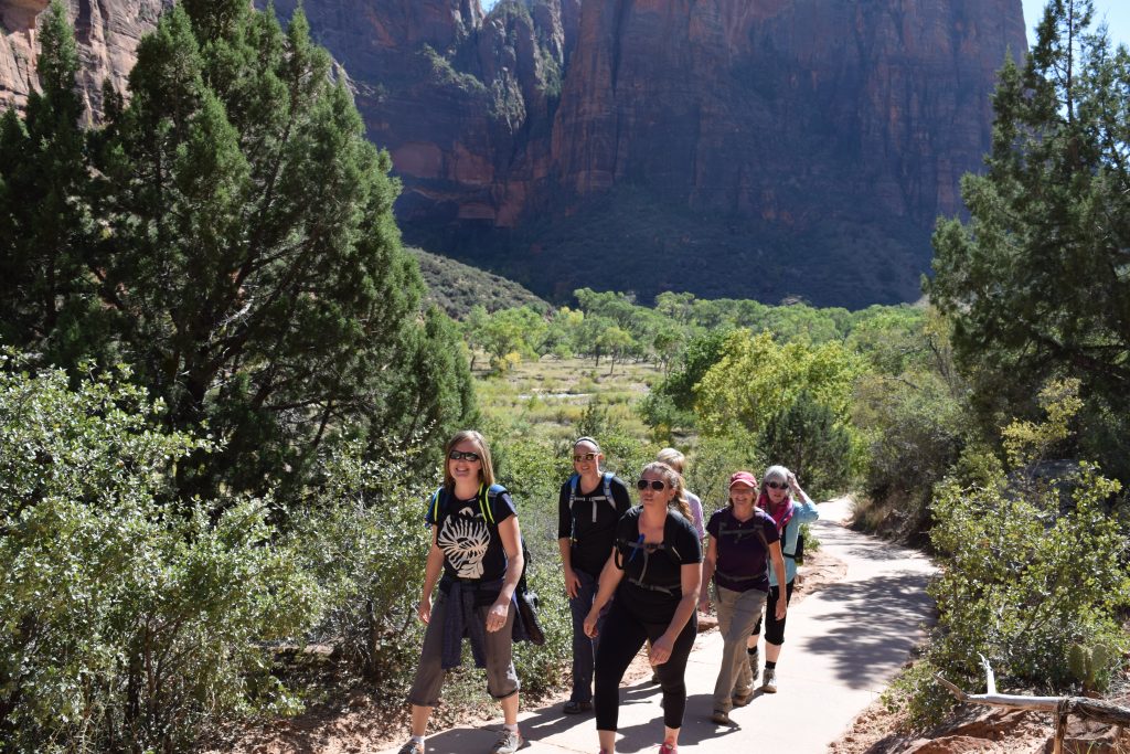 Zion National Park hiking nature stroll