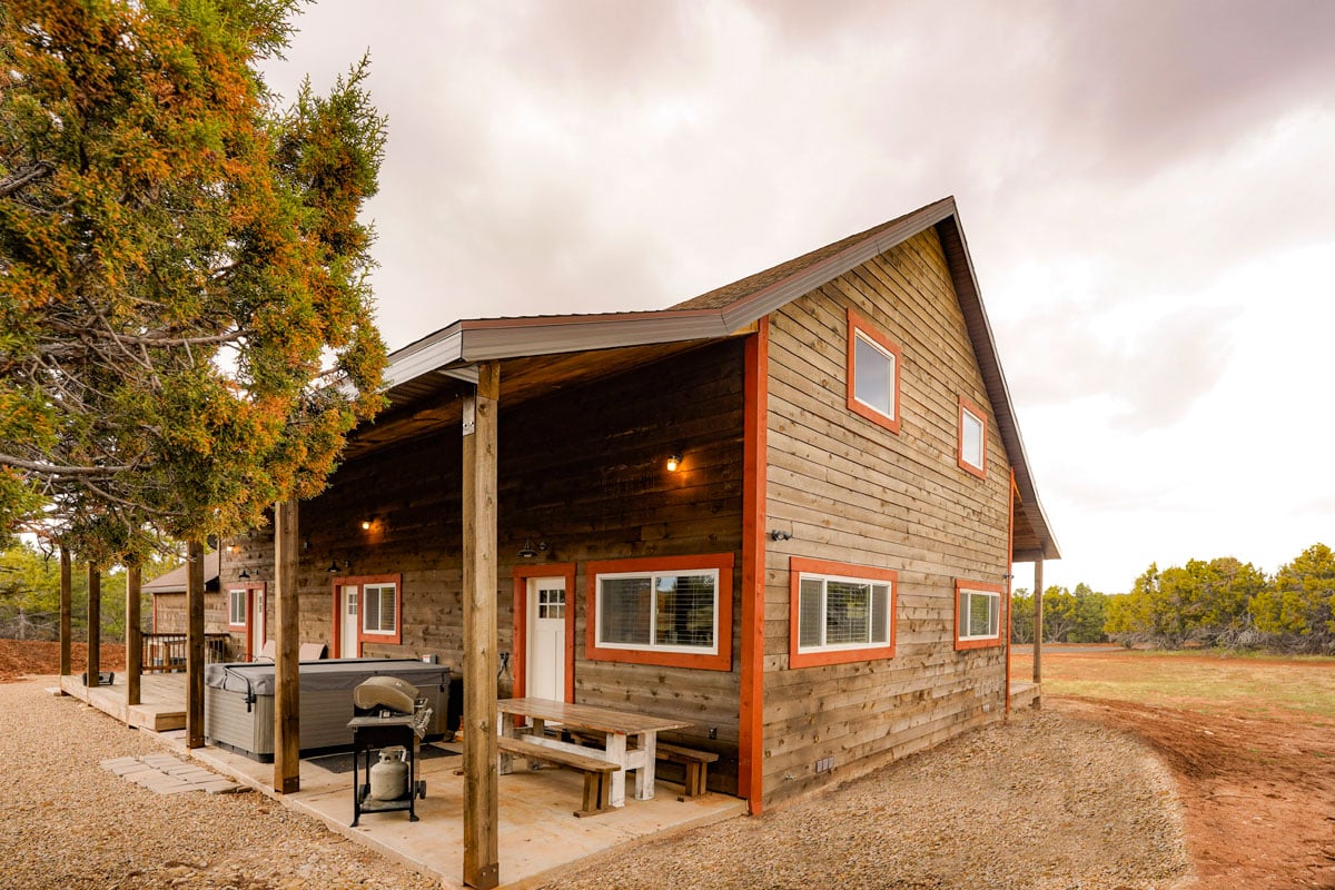 stay in a cabin at Zion Ponderosa near Zion National Park