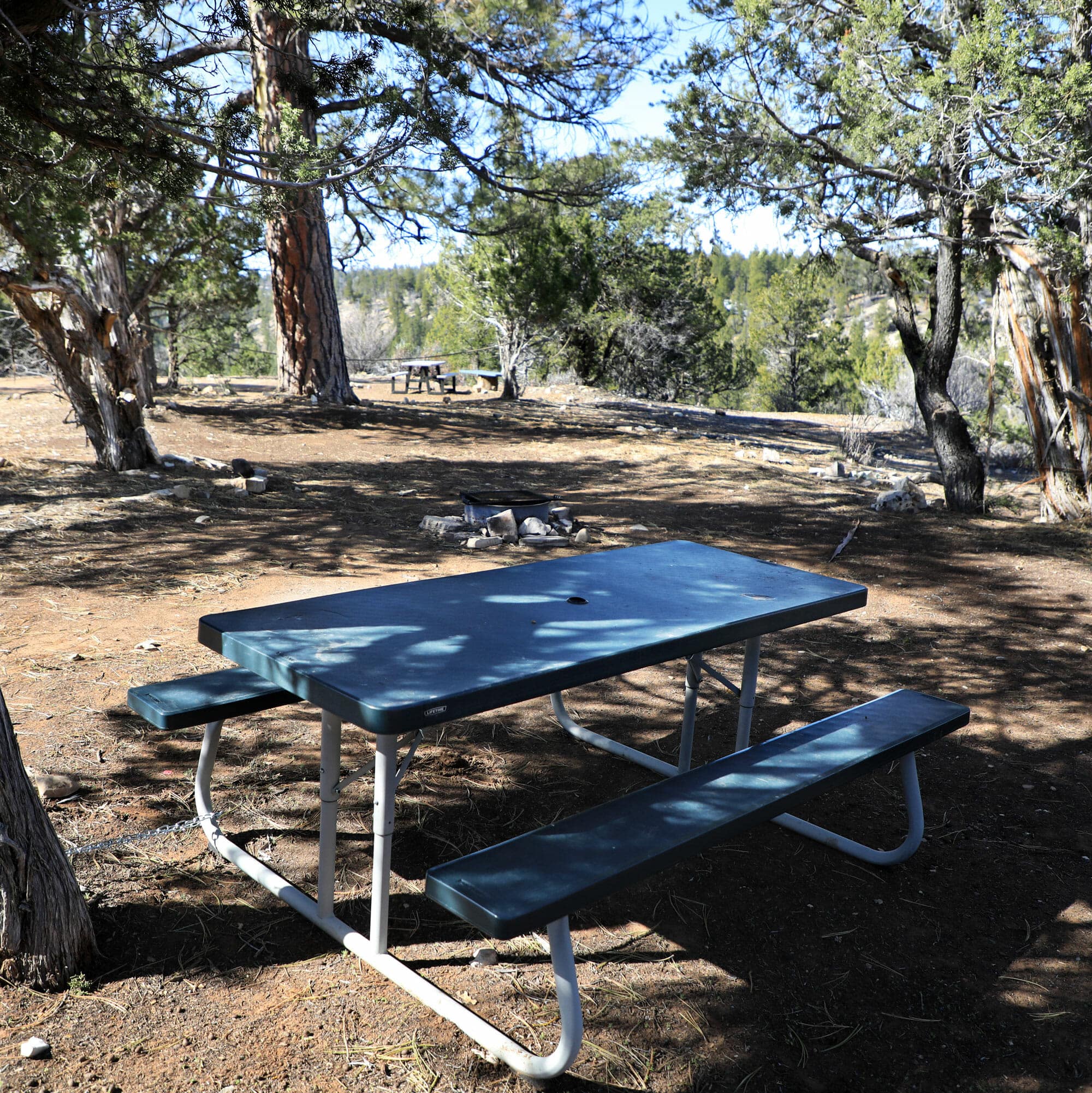 Worried about where to eat breakfast? Be at ease, all of our Zion campsites come with picnic a table.