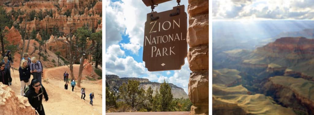 Visit three national parks during your 2023 Zion vacation