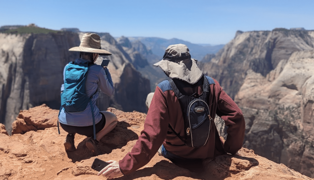 Google Review of a hike at Observation Point