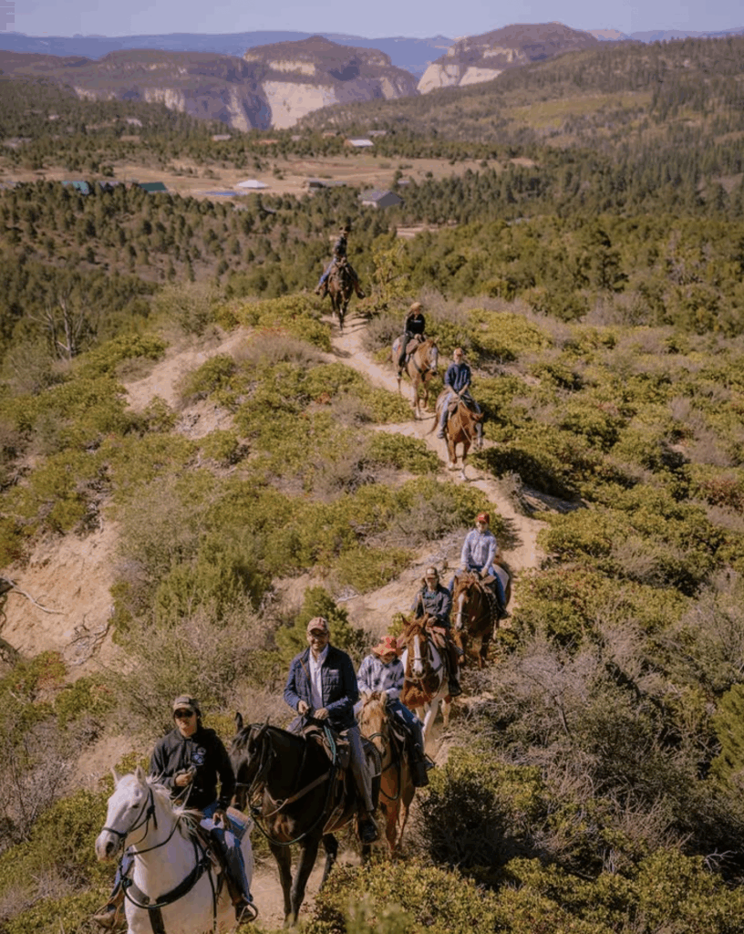 Cowboy trail ride